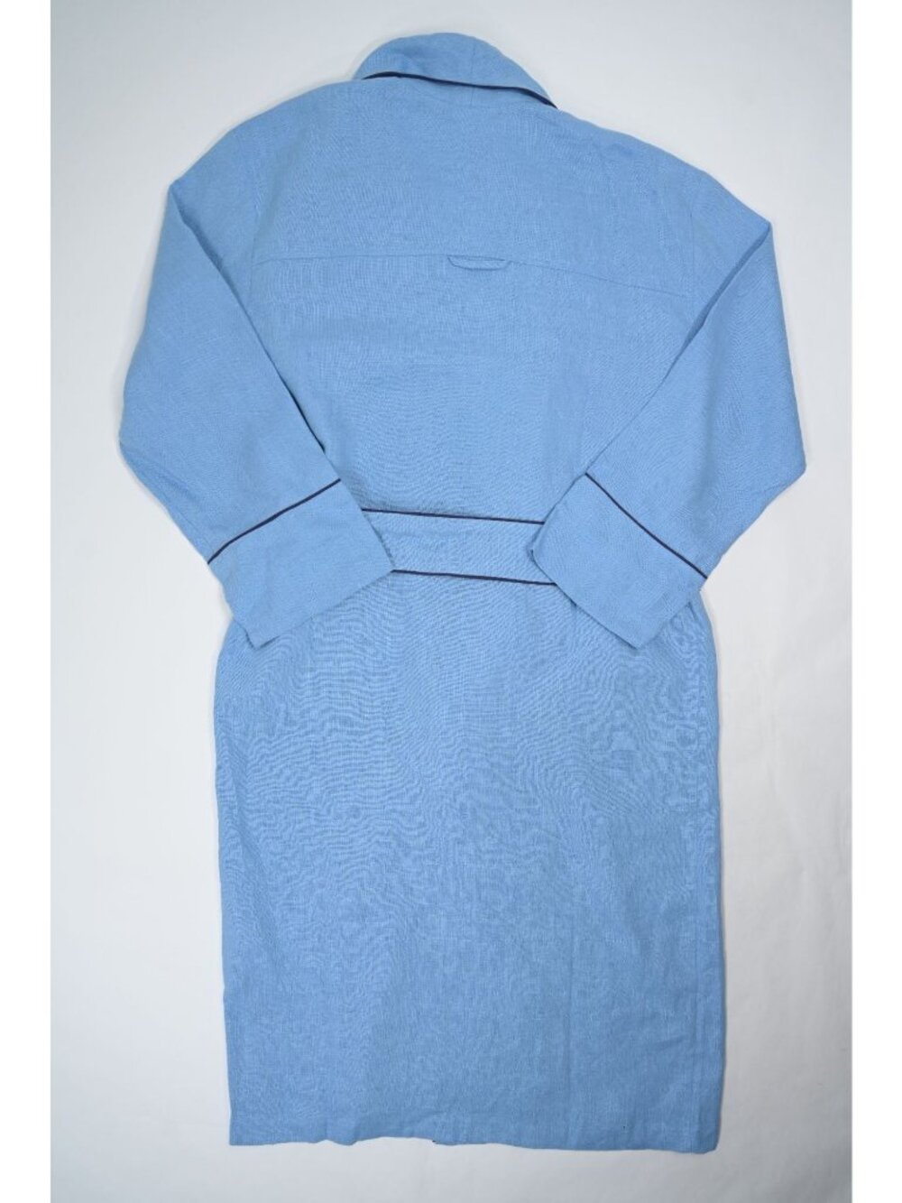 Sleeper Paros Linen Robe in Blue - Picture 4 of 4